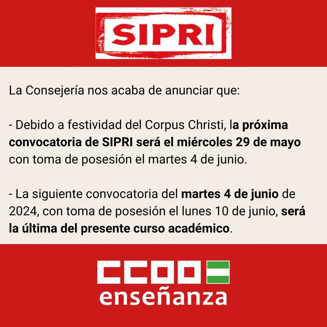 PúblicaDocente CCOO Andalucía tweet media