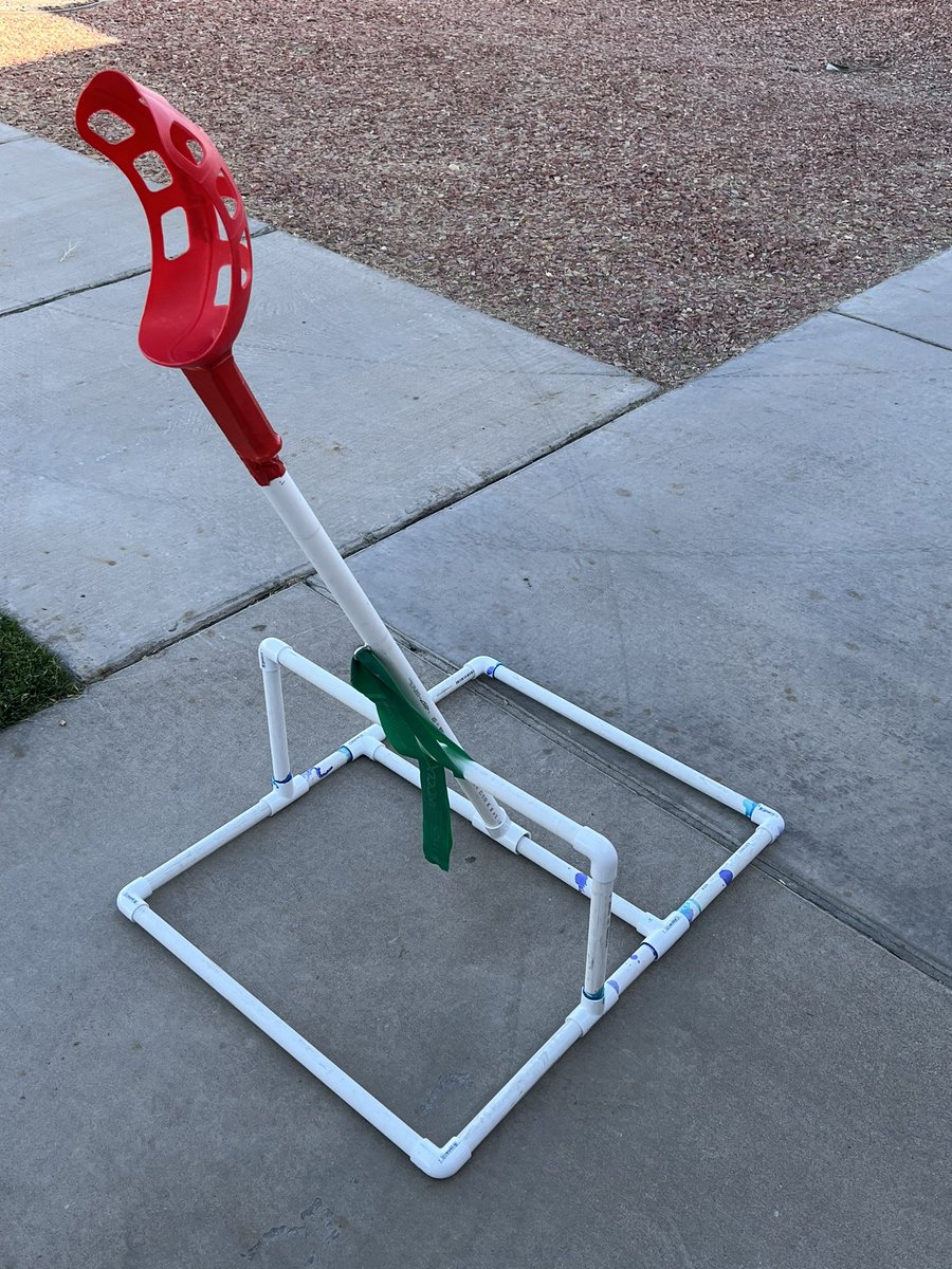 AlBocian's tweet photo. @Beach_APE @ErikDanielsonPE @Musser_APE Here are some photos. I used the template shared by @d49_APE at #COAPE 

I didn’t glue the upper horizontal bar so I could adjust tension or change bands if they break. I also only used one eye hook. https://t.co/Dtf2LQ5L5s