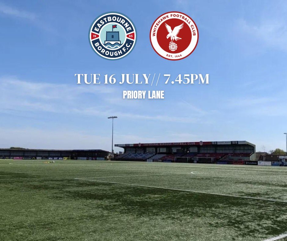 We will travel to @ebfc_official’s Priory Lane as part of our pre-season schedule. 📅