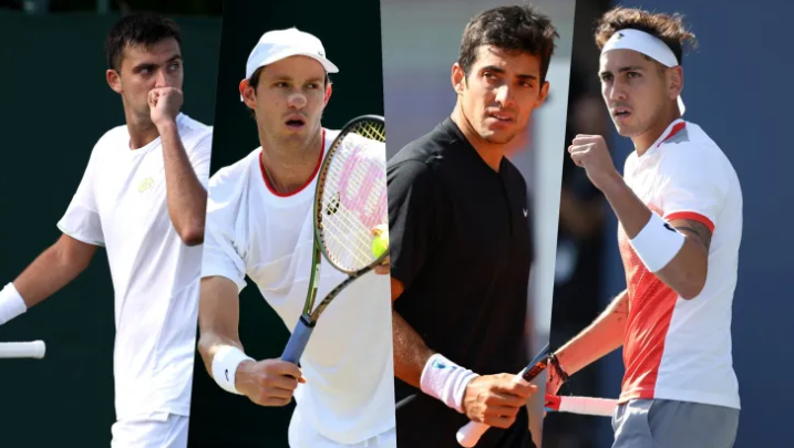 📊Las últimas actuaciones de 🇨🇱 en Roland Garros 🇫🇷

2023
Nicolás Jarry (R16)
Cristian Garin (R32)
Alejandro Tabilo (Q3)
Tomás Barrios (Q2)

2022
Nicolás Jarry (Q3)
Tomás Barrios (Q2)

2021
Cristian Garin (R16)
Alejandro Tabilo (Q3)
Tomás Barrios (Q2)

2020
Cristian Garin (R32)