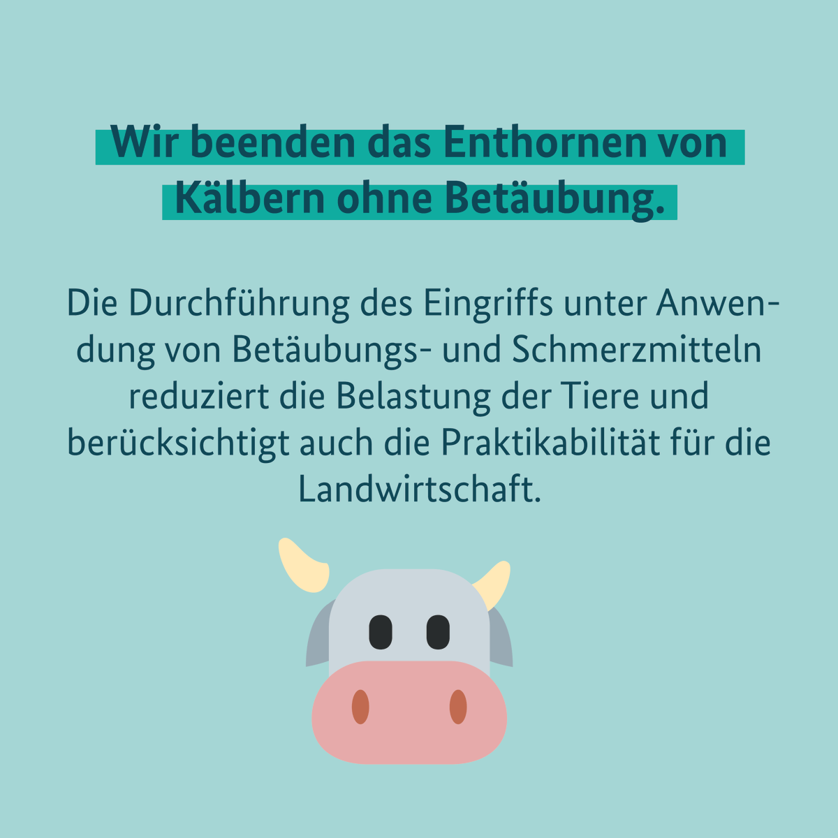 BMLEH_Bund's tweet photo. Mehr #Tierschutz! Wir verbessern das #Tierschutzgesetz. U.a. schützen wir Tiere vor den Folgen von Qualzucht, dämmen kriminelle Geschäfte mit Tierleid im Online-Handel ein &amp; beenden die schmerzhafte Enthornung von Kälbern ohne Betäubung.

FAQs zum Thema ➡ https://t.co/9odxYbW1bV https://t.co/GLj0J86Orl