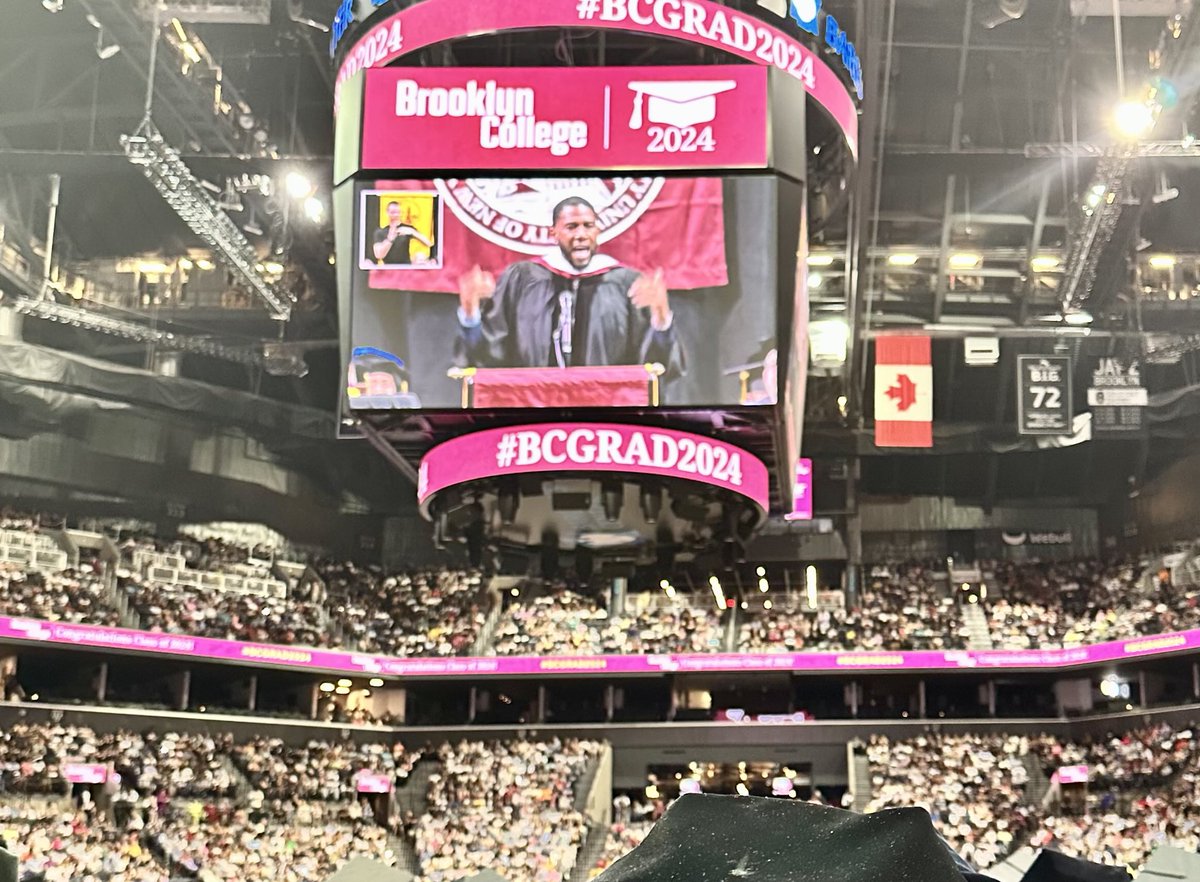 Thanks ⁦@JumaaneWilliams⁩ for calling on ⁦@ChancellorCUNY⁩ to drop the charges on the students arrested at the Gaza encampment and asserting the importance of fighting for justice. #bcgrad2024