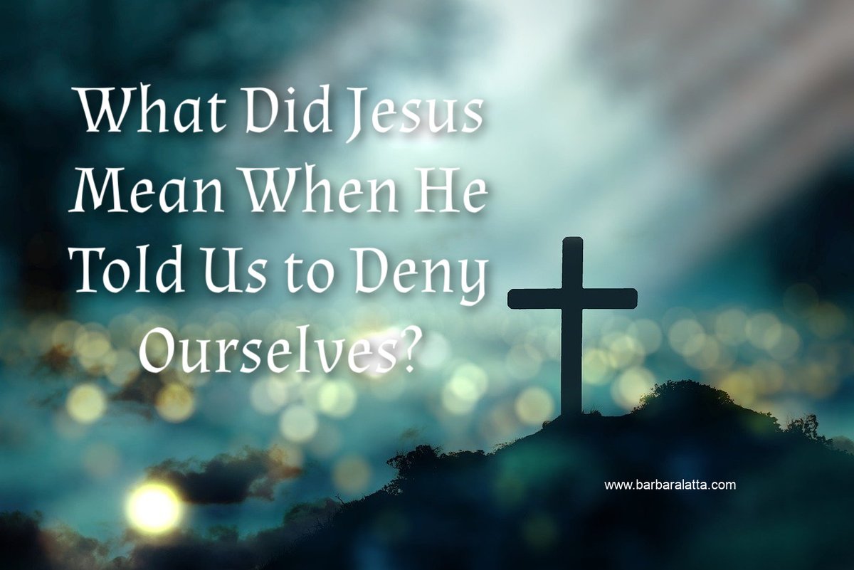 BarbaraLatta's tweet photo. How do you deny self in a self promoting culture? https://t.co/szRIfE6oM1 #denyself #followjesus https://t.co/kylnwSYyGR