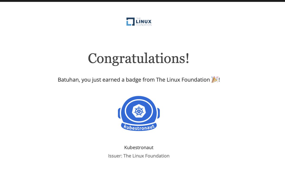 I've completed all the @linuxfoundation  certificates related to the #Kubernetes including #CKAD #CKA #CKS #KCNA and #KCSA! And.... 🥁🥁🥁 
I'm super excited to announce that I'm now officially part of the #kubestronaut program! 🎉