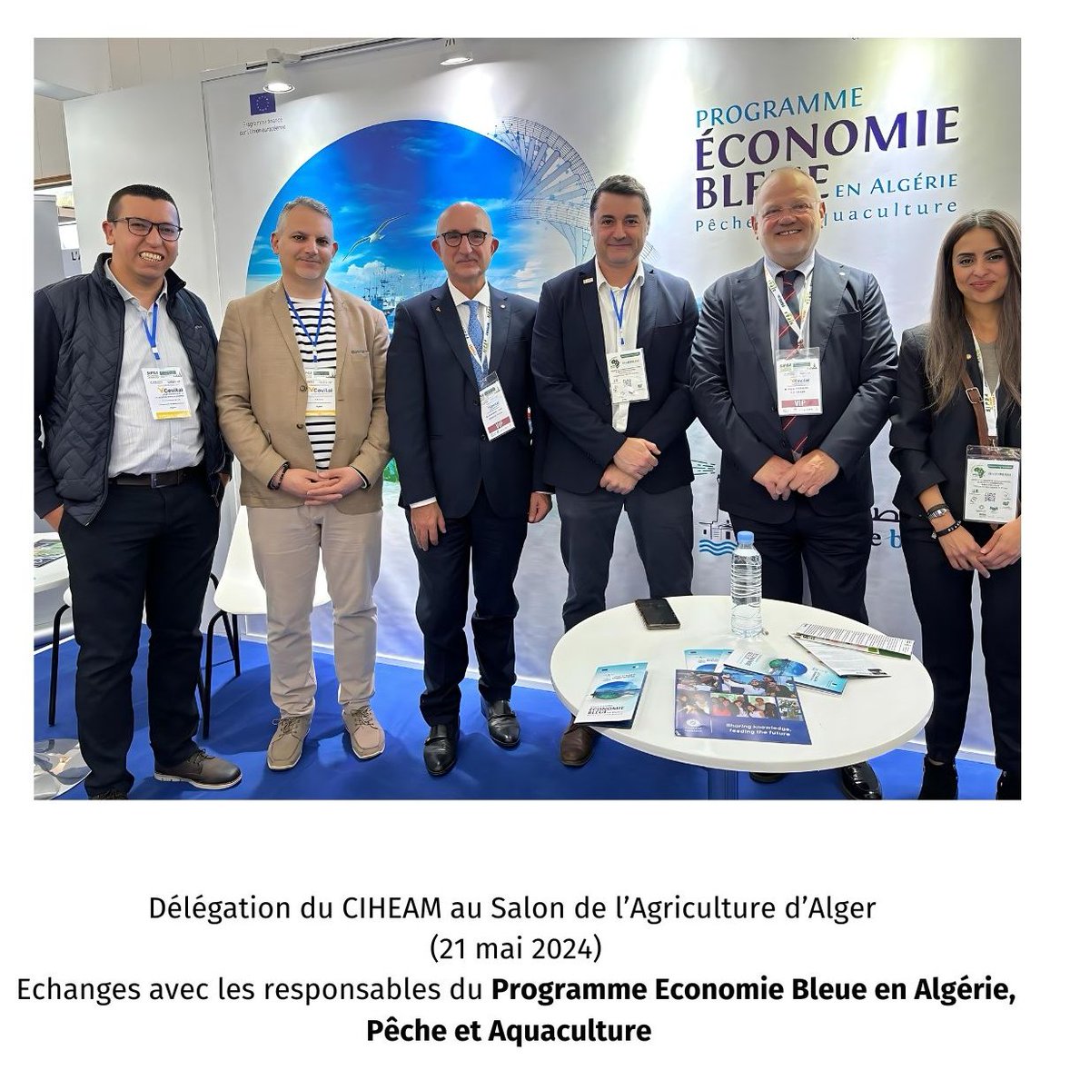 CIHEAM à #Alger🇩🇿 : Ravis de nos échanges avec les responsables du programme #ÉconomieBleue en Algérie, Pêche et Aquaculture 👉ciheam.org/fr/agendas/ren…