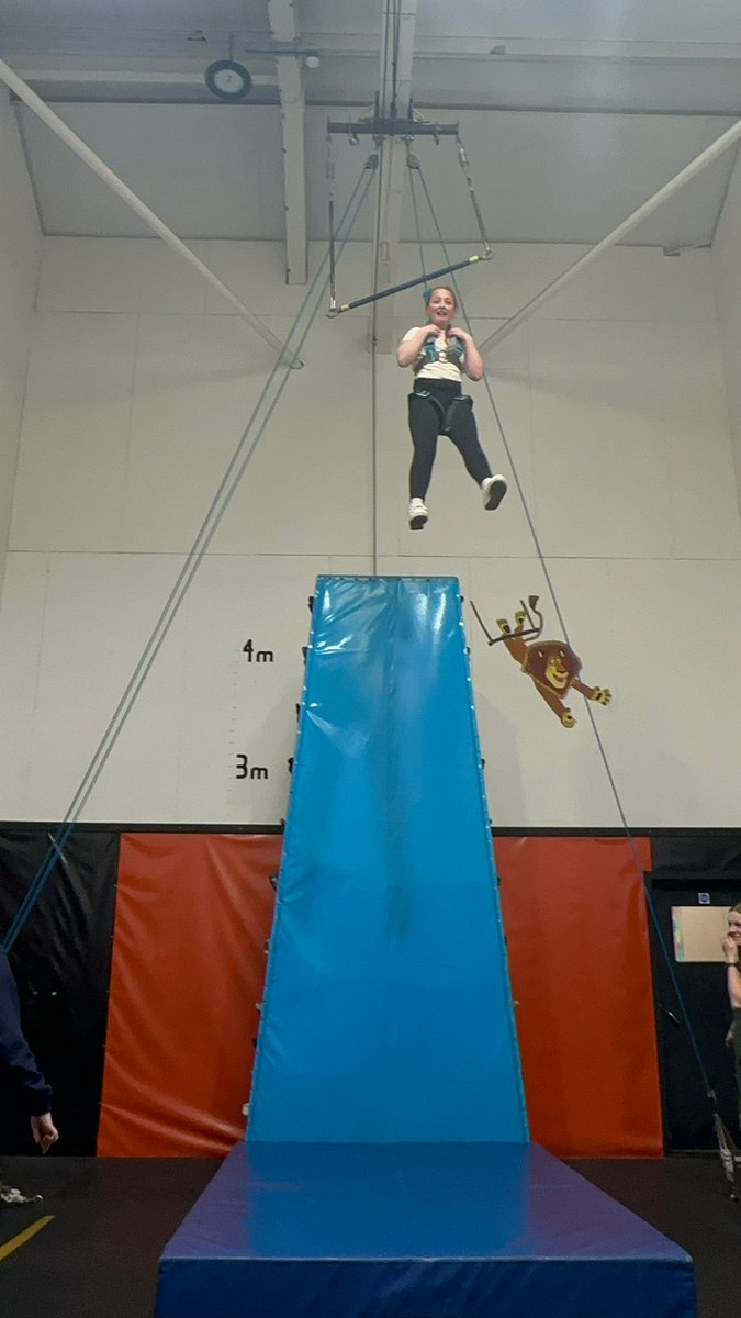 Desert group have had lots of fun on the Trapeze!