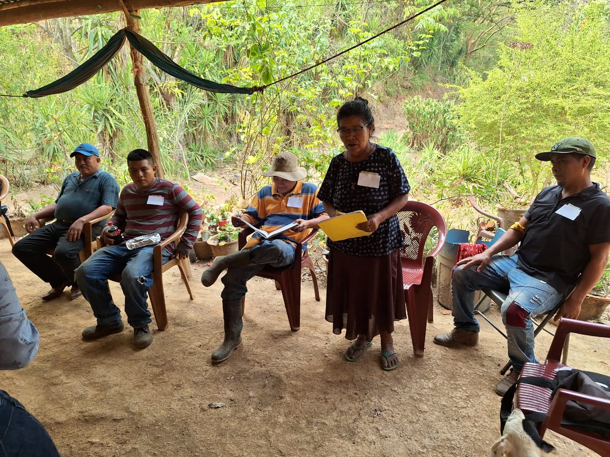FAONicaragua's tweet photo. En 6⃣ comunidades de Totogalpa, Madriz, 16 técnicos del #SNPCC en la 1er semana del curso Diagnóstico Territorial de Sistemas Alimentarios, realizaron grupos focales para comprender la situación de los territorios, sus historias y datos relevantes del sistema alimentario local. https://t.co/ovU8d7a1EP