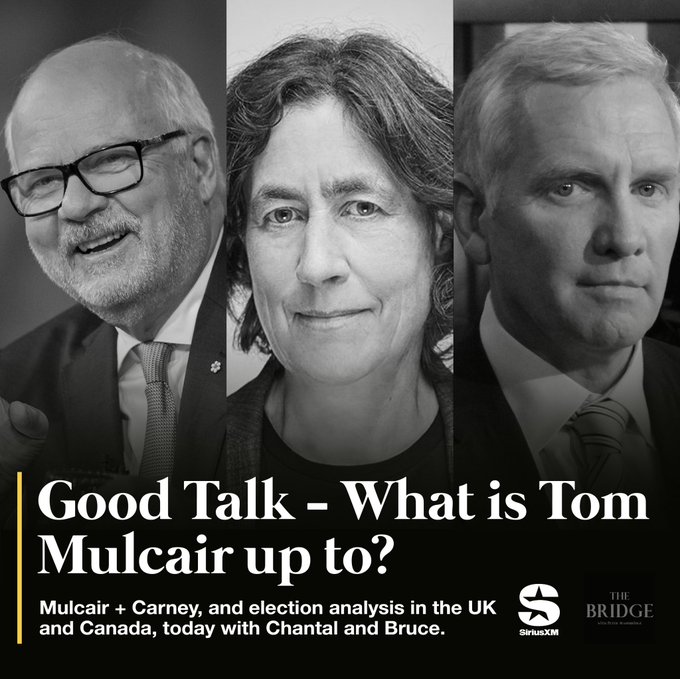 Today on Good Talk with @petermansbridge: Is Tom Mulcair dropping hints with his praise for Mark Carney? Plus, interesting parallels between Canada and the UK as the British head into an election. Join @ChantalHbert & @bruceanderson for their insights. youtube.com/watch?v=PfYRxz…