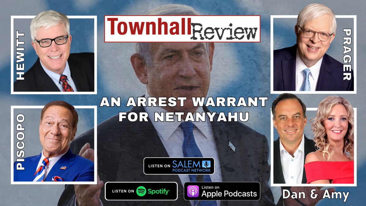 The latest episode of the Townhall Review Podcast is out now! Listen Now ⬇️ 🔈Apple: apple.co/3UUpTCT 🔈Spotify: spoti.fi/4bQYusj @jsolomonReports @DanProft @amyjacobson @hughhewitt @TomCottonAR @JoePiscopoShow @RC_Greenway @havivrettiggur