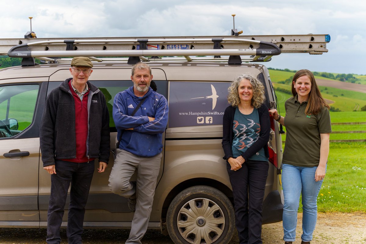 MDSuperCluster's tweet photo. The last 3days have been busy! More than 30 #Swift boxes &amp; callers have been installed across the Farms in Allenford &amp; MartinDown #FarmerCluster, funded by 3 grants &amp; supported by @HampshireSwifts (boxes made/installed). Full press release&amp;details to follow! #MakingSpaceForNature https://t.co/ethslcpLMa