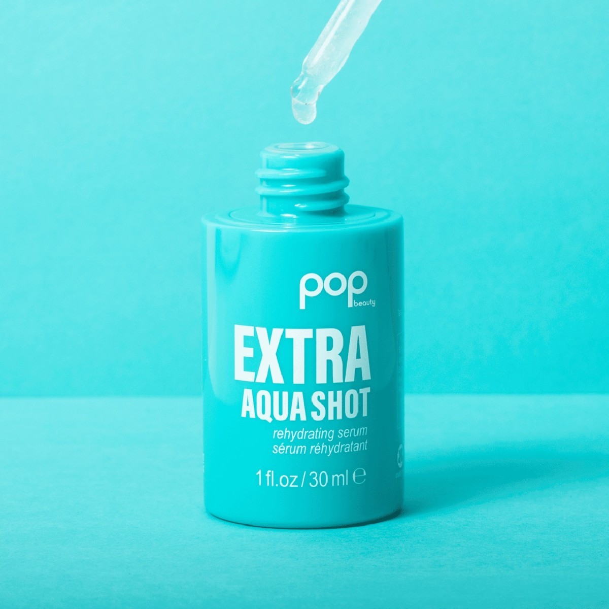 Replenishment with every drop! Extra Aqua Shot is deeply hydrating, rejuvenating and soothing formula that splashes skin with a quenching wave of Coconut Water, Cactus Fruit Extract and time-release Ceramides. 💦

#POPbeauty #Skincare