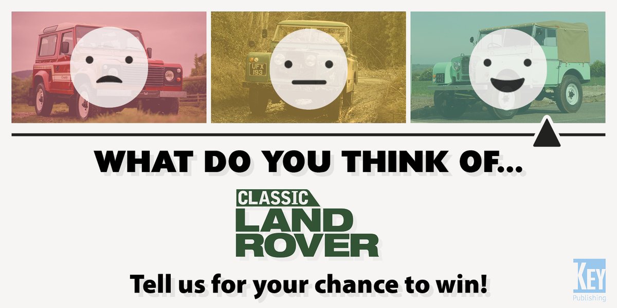 Let us know what you think of Classic Land Rover Magazine!

Complete our quick survey and be in with a chance to win a Key Shop voucher to spend on the products you love. 

Click here for survey: hubs.ly/Q02ypKFR0