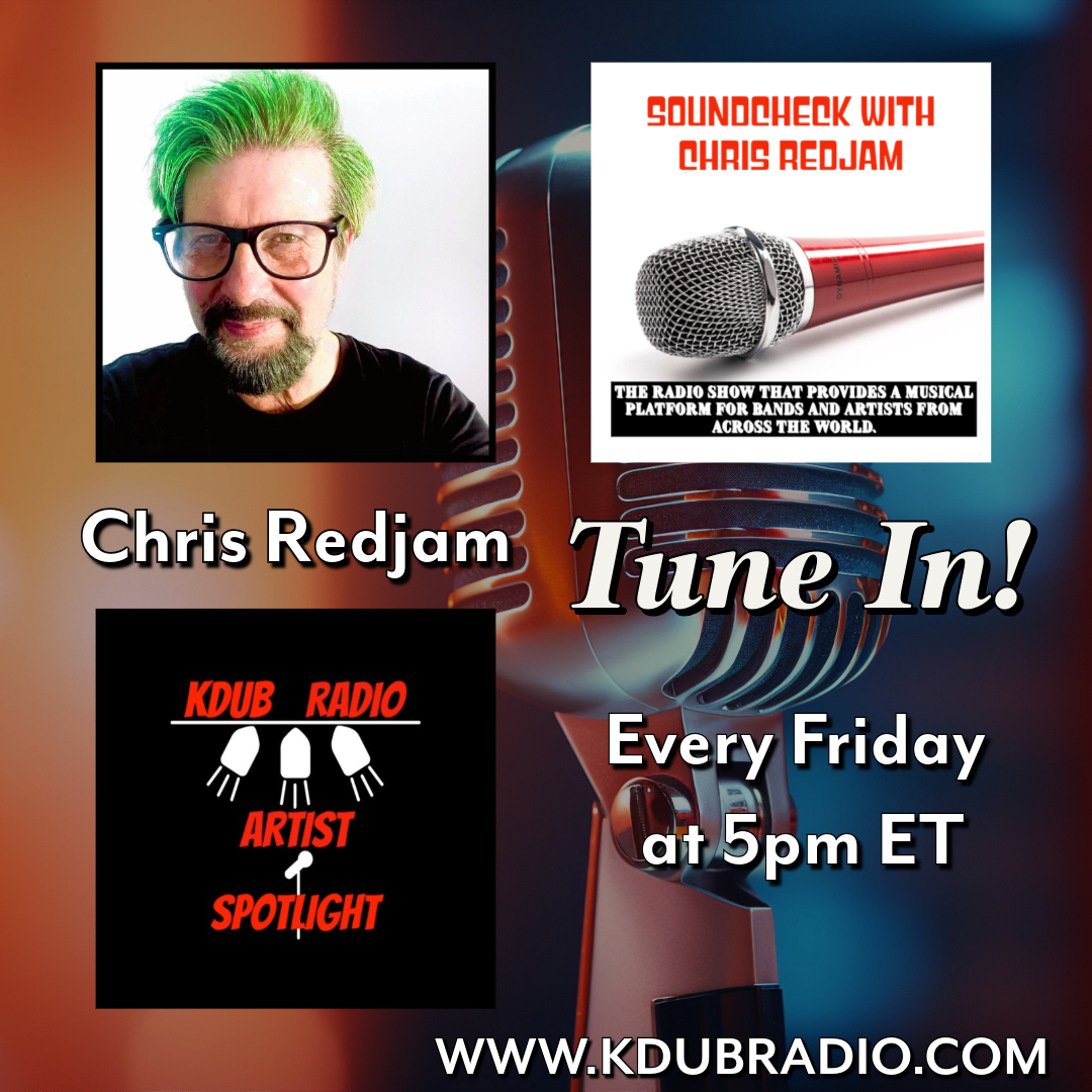Join us at 5 p.m. ET for SoundCheck with your host, Chris Redjam. You can catch it on KDUB Radio's Artist Spotlight, the extension of KDUB Radio. kdubradio.com/artist-spotlig… @bdub1199 @chrisredjam