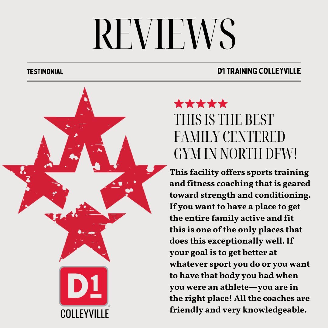 This is the best family centered gym in North DFW! 

COME SEE WHY D1 COLLEYVILLE IS THE BEST!