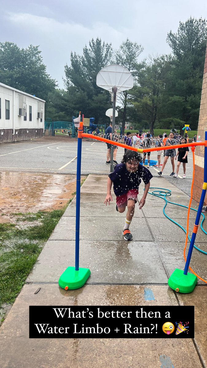 PRESPhysEd's tweet photo. A little rain can’t stop our FIELD DAY FUN! ❤️ Our students, volunteers and staff had a blast! #presfit #physed https://t.co/M6VEtBvLzi