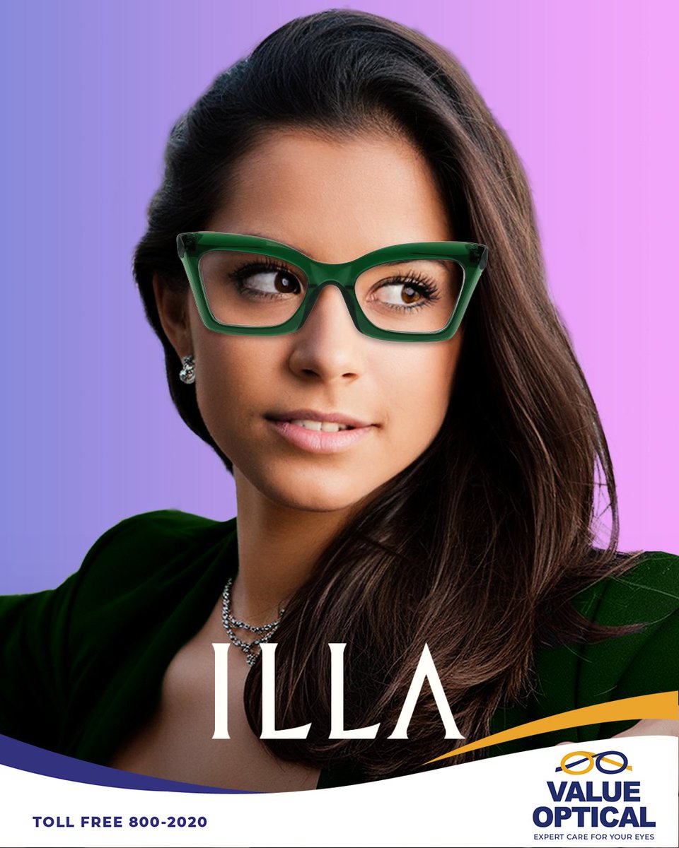 ValueOpticalLtd's tweet photo. 🎉 Introducing ILLA Eyewear at Value Optical! 🎉
ILLA frames are fashion-forward frames with bold, artistic designs with impeccable quality and craftsmanship.
📍 Available at Mid Centre Mall, PriceSmart Plaza, La Romain, San Fernando
Be bold. Be stylish. Be ILLA. 👓 https://t.co/ZAIjC6362O