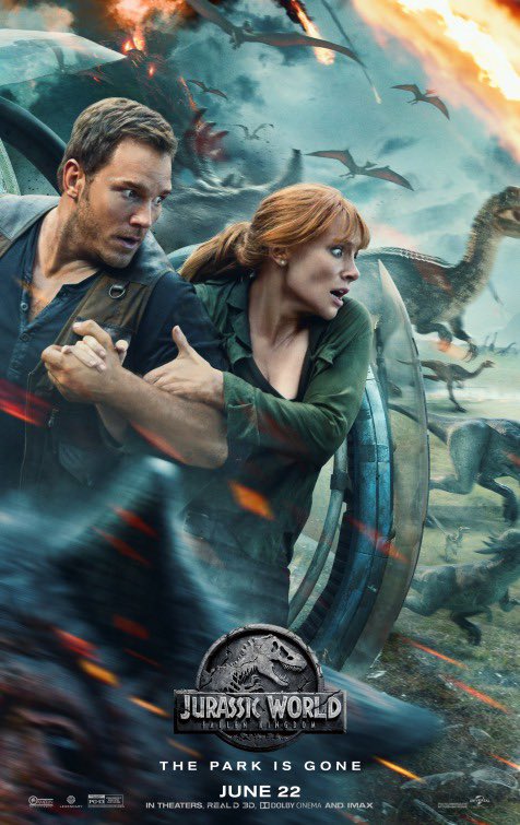 2018 Movie #JurassicWorldFallenKingdom Although Tdinosaur extinction caused by a volcanic eruption in the first half was quite suspenseful, the second half changed to a smaller scale of a mansion, and I was disappointed #jurassicworld2 #owengrady #universalstudios #amblin