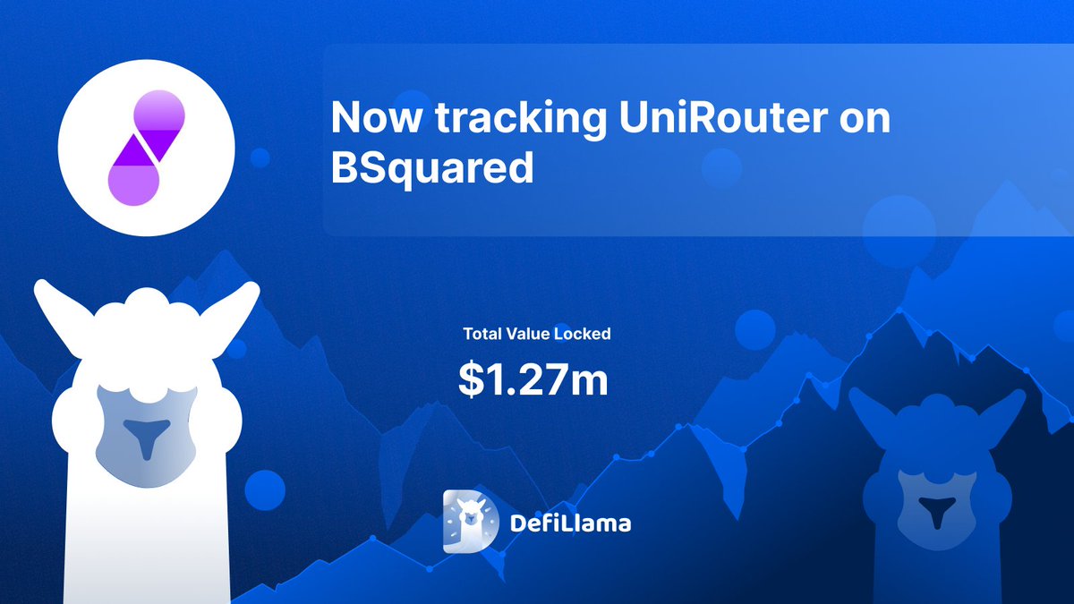 Now tracking @UniRouterBTC on @BSquaredNetwork Next-gen Liquid Staking on BSquared Network