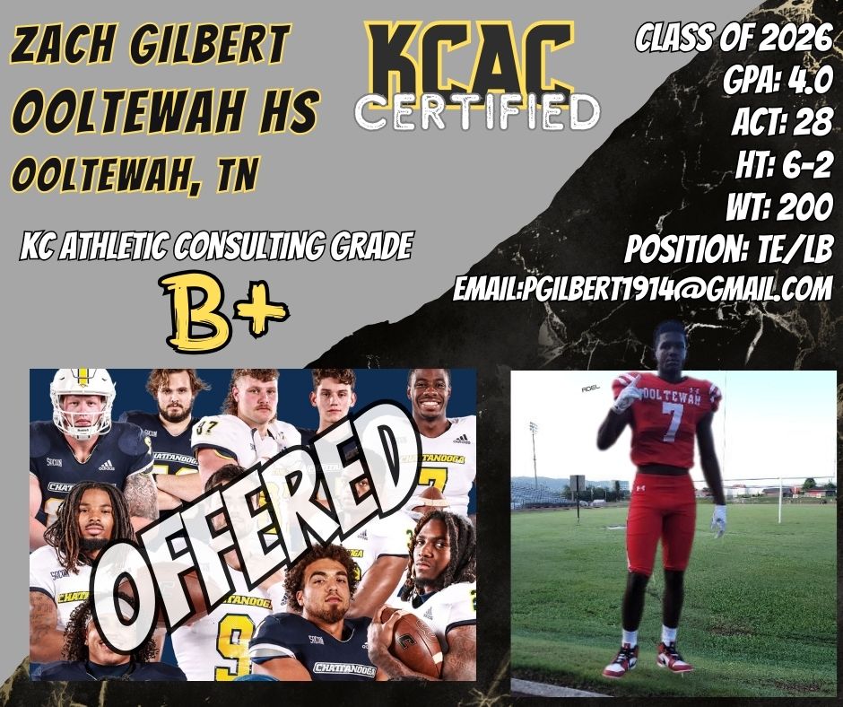 1KCAC's tweet photo. Come join the growing list of KCAC Certified Athletes that are receiving offers to play at the next level! 

✔️100% FREE! 
✔️Quick Evaluations

https://t.co/IlNshwzEwC https://t.co/nUDnpNKbzt