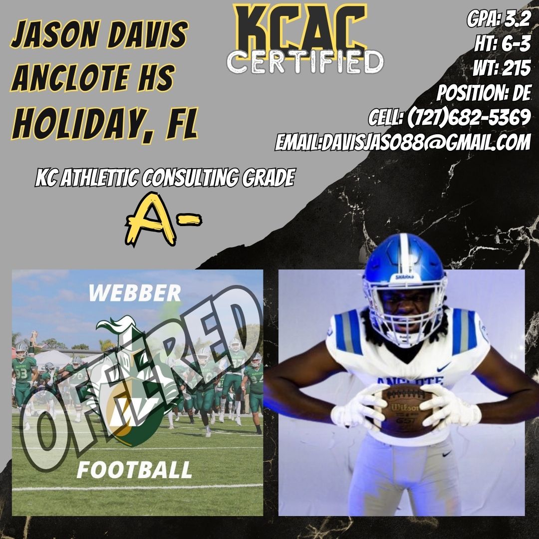 1KCAC's tweet photo. Come join the growing list of KCAC Certified Athletes that are receiving offers to play at the next level! 

✔️100% FREE! 
✔️Quick Evaluations

https://t.co/IlNshwzEwC https://t.co/nUDnpNKbzt