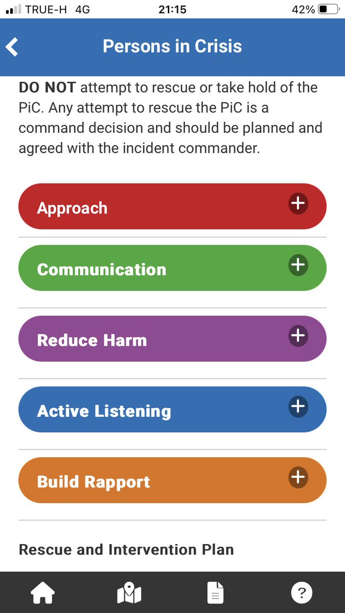 Make sure you update the JESIP app to get the latest bug fixes and new content. The Person in Crisis content went live today! #JESIP