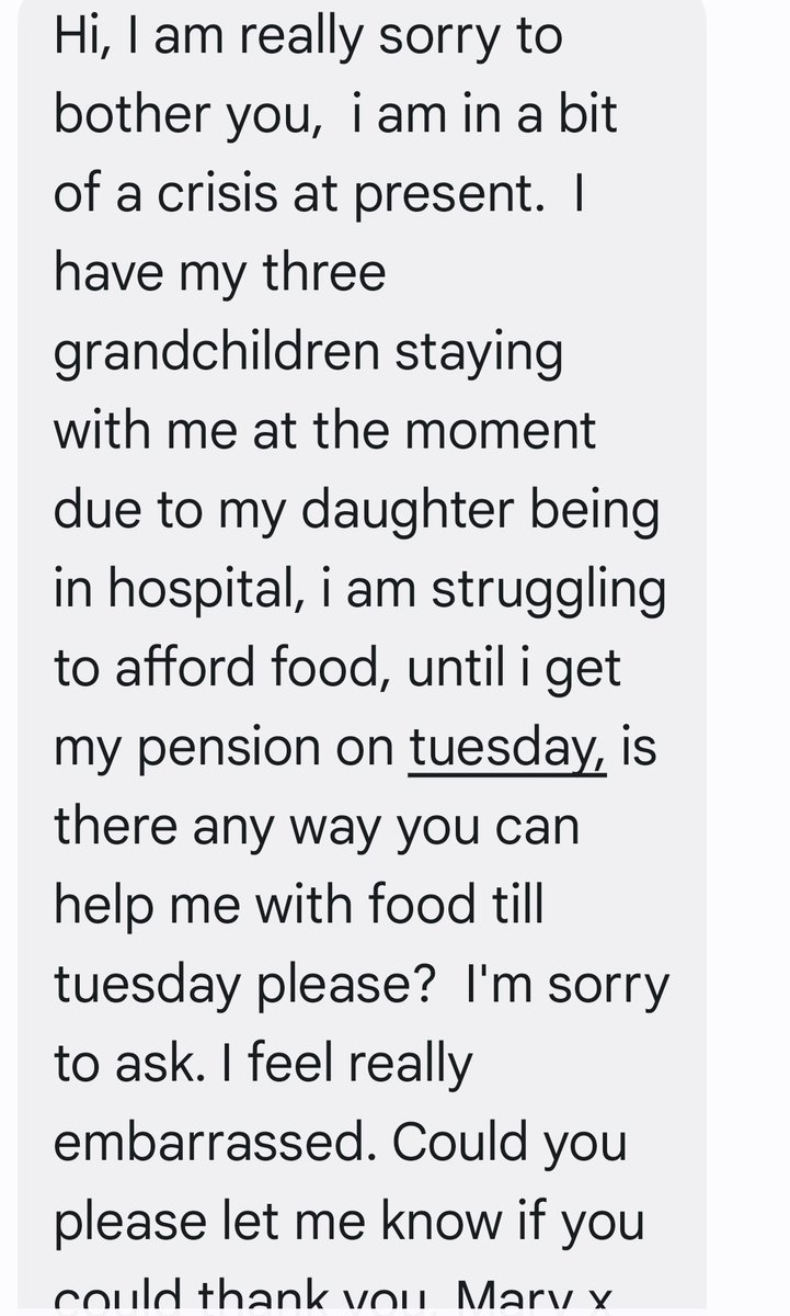 👇this is my last request on my list 🙏 which is great news. I just might have a weekend to myself soon as we can help this family. Please share and help if possible paypal.me/haltontoyappeal if local food drop offs also appreciated 🥰 ##costoflivingcrisis #poverty #helpneeded