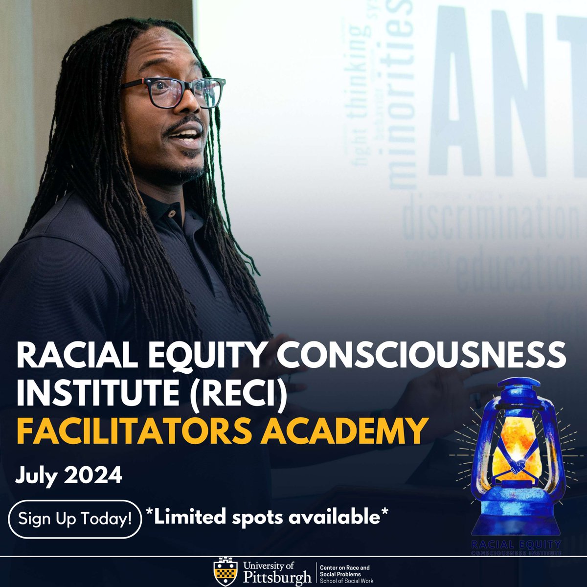 @PittCRSP is excited to announce that general registration for the July 2024 Racial Equity Consciousness Institute (RECI) Facilitators Academy is now open! Visit their website to learn more and register: crsp.pitt.edu/reci-facilitat…