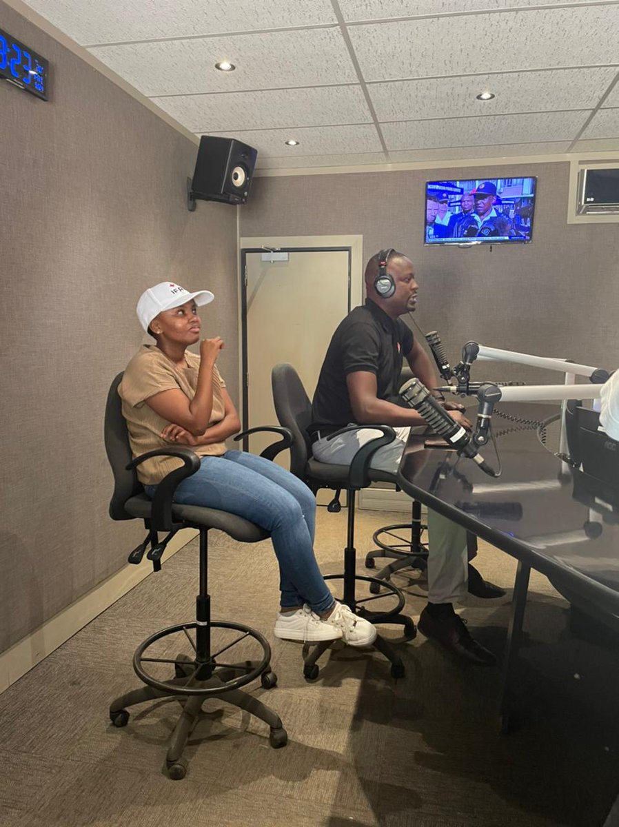 RedcrossSa's tweet image. Day 1 of this year's #WorldRedCrossDay under the theme "Keeping Humanity Alive", SARCS together with the @IFRCAfrica and @ICRC_SAfrica began its 2-day program on Musina FM to disseminate the world and work of the Red Cross Movement.