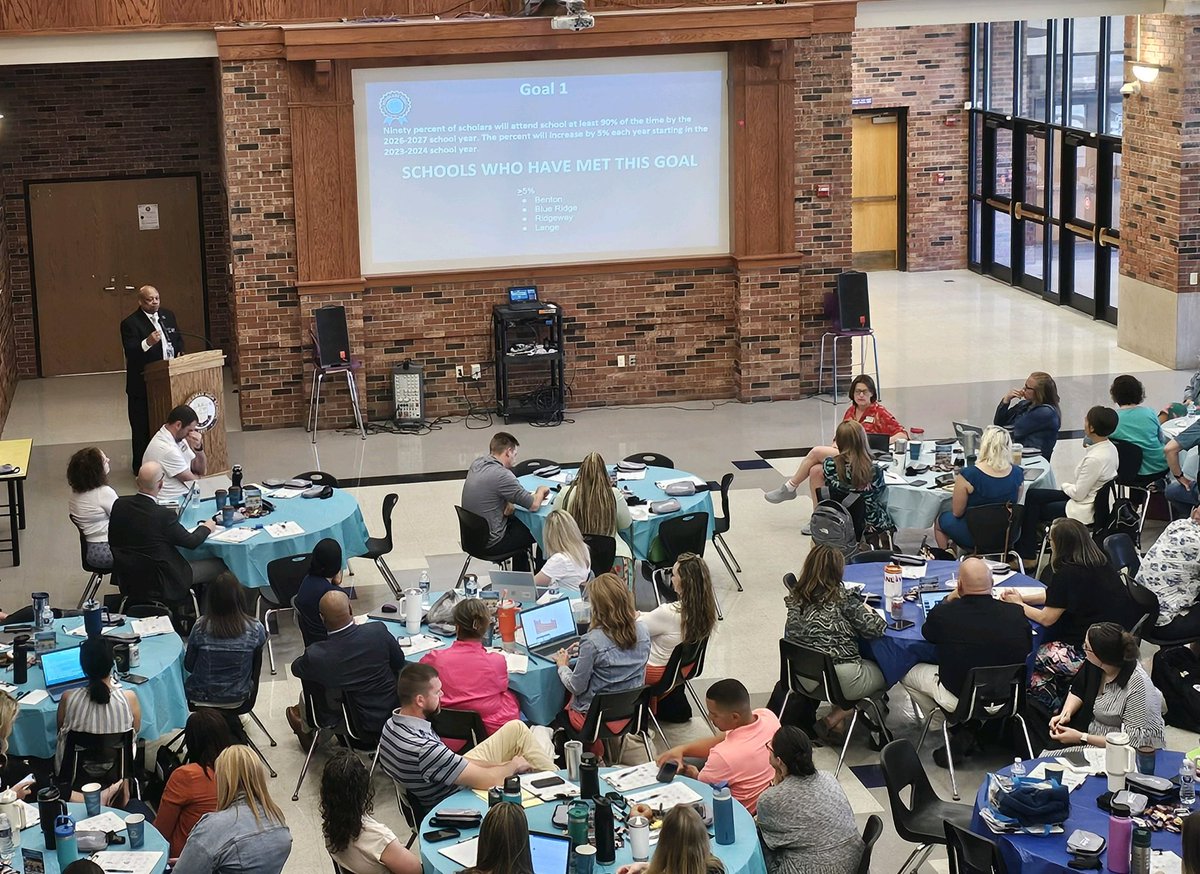 Administrators gather today to celebrate the completion of the school year and to begin planning for next year. Thank you #CPSBest for a great year! Have a safe and enjoyable summer! 👏