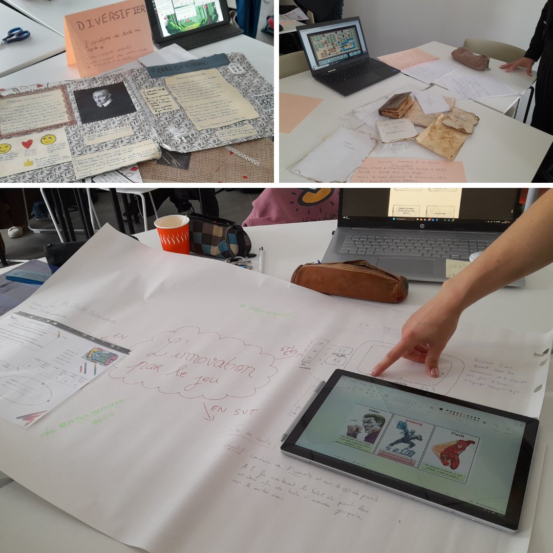 Dernier jour de formation hier pour les lauréats des concours externes qui poursuivaient leur cursus après un #MASTER #MEEF. 
Au programme : préparation et présentation d’une séance innovante et de leur portfolio. 

🤩 Bravo à tous et bonne route !