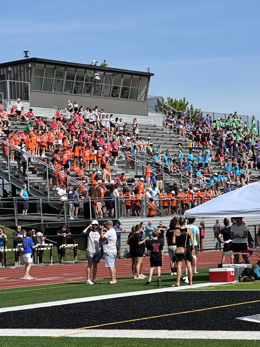 The 5th Grade track meet is off and running!