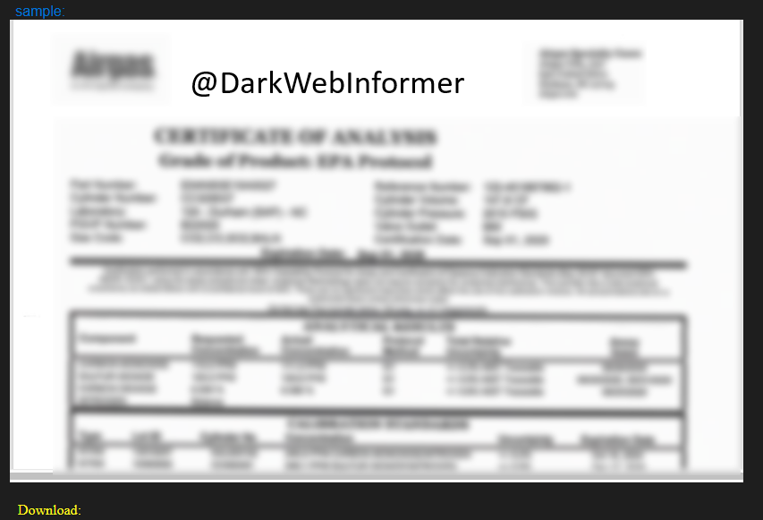 🚨DATA LEAK🚨Threat actor, 303, allegedly has leaked internal documents from the Palm Beach County Government.. including PDFs and .xls reports.

#DarkWeb #Cybersecurity #Security #Cyberattack #Cybercrime #Privacy #Infosec