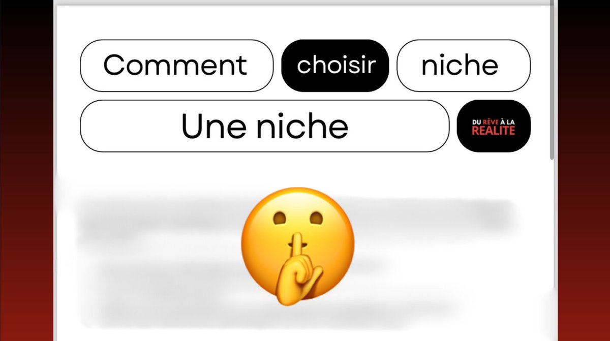 badis_elh's tweet photo. 🚨 J'ai concocté un PDF pour t'aider à choisir une niche ! 

Tu retrouveras à l'intérieur 👇

. Pourquoi choisir une niche
. Les questions à se poser 
. Les niches à éviter 
. +150 niches avec le + de potentiel

Pour l'obtenir, c'est très simple :
- Like
- RT
- Follow @badis_zkbr https://t.co/vBuJzKmfuT