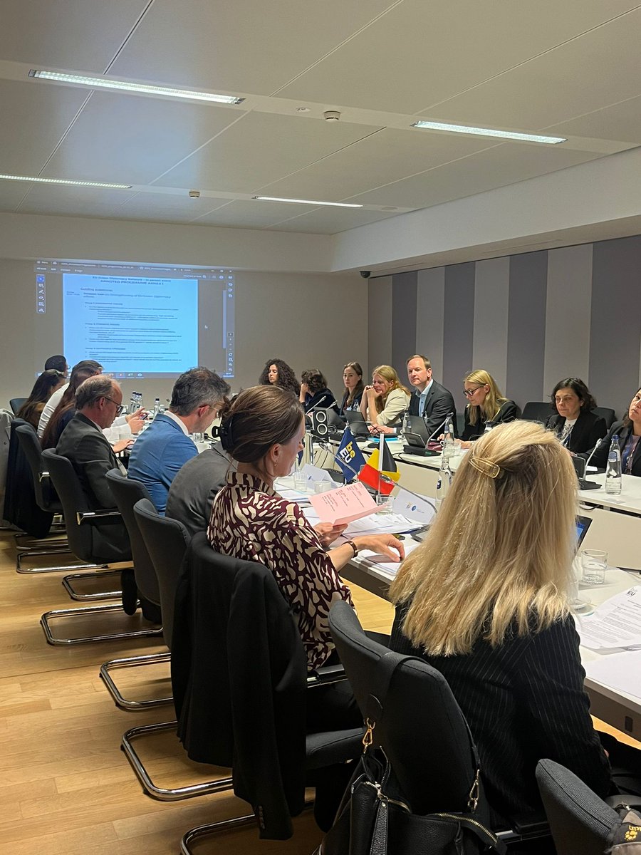 🇧🇪🇪🇺 @BelgiumMFA & @eu_eeas hosted the EU Green Diplomacy Network meeting in Brussels this week. 🌱Together with member States and the @EU_Commission they exchanged ideas and discussed strategies on how to put green diplomacy at the centre of our foreign relations #towardsCOP29.