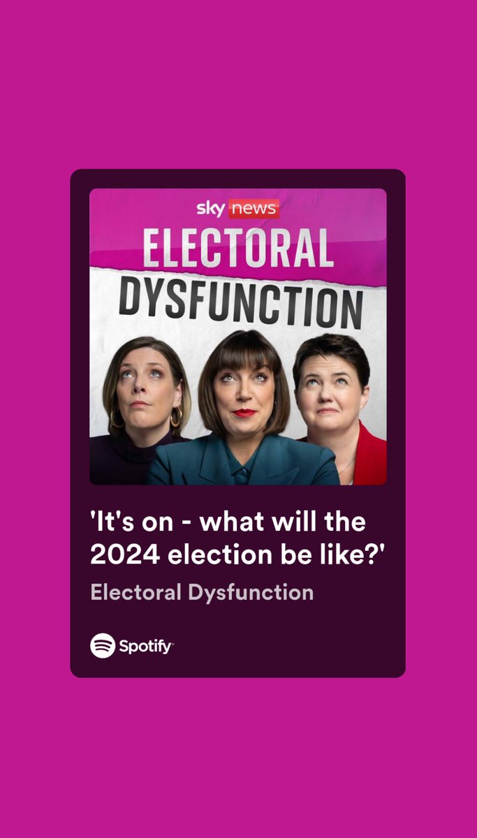 A bloody excellent #ElectoralDysfunction today & not just because @jessphillips & @RuthDavidsonPC drop the F bomb & @BethRigby describes the rain as “pissing down”. If you’re an Aussie like me & want to understand the UK election better - look no further. open.spotify.com/episode/1kkAU5…