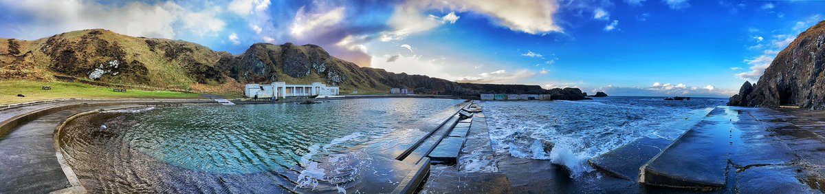 @PanoPhotos How about this alternative #bookweek #pano shot of Tarlair Open Air Swimming Pool at Macduff in Aberdeenshire, Scotland - the opening location in @StuartMacBride’s Scottish Crime novel “The Missing and the Dead”?