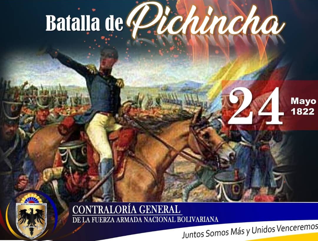 La Batalla de Pichincha es uno de los hitos históricos más importante. #Hoy A 202 años rendimos honor a nuestros patriotas y al Gran Mariscal Antonio José de Sucre, que con valentía y arrojo recorrieron el continente Americano por la libertad.
#Pichincha202Años