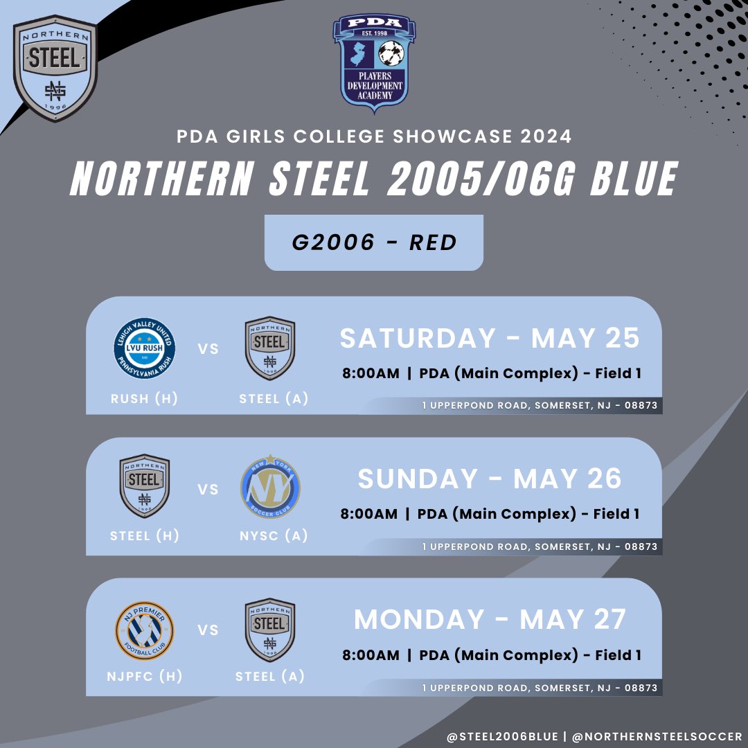 Northern Steel 05/06 Girls Blue tweet media