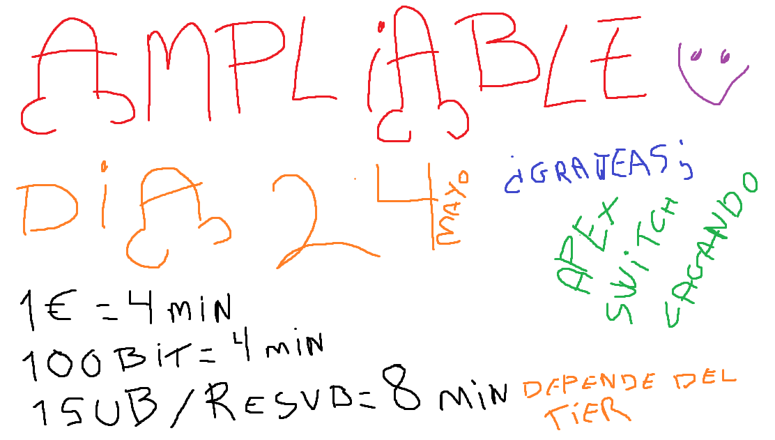 Col1seum's tweet photo. QUE ESTAMOS DE AMPLIABLE!

[PC][ES] AMPLIABLE! Y SI EL DE AMAZON QUIERE CON GRAJEAS!

🔴STREAM ON🔴

Link en el siguiente tweet! ⬇️⬇️⬇️ https://t.co/l5bYB4Ok5g