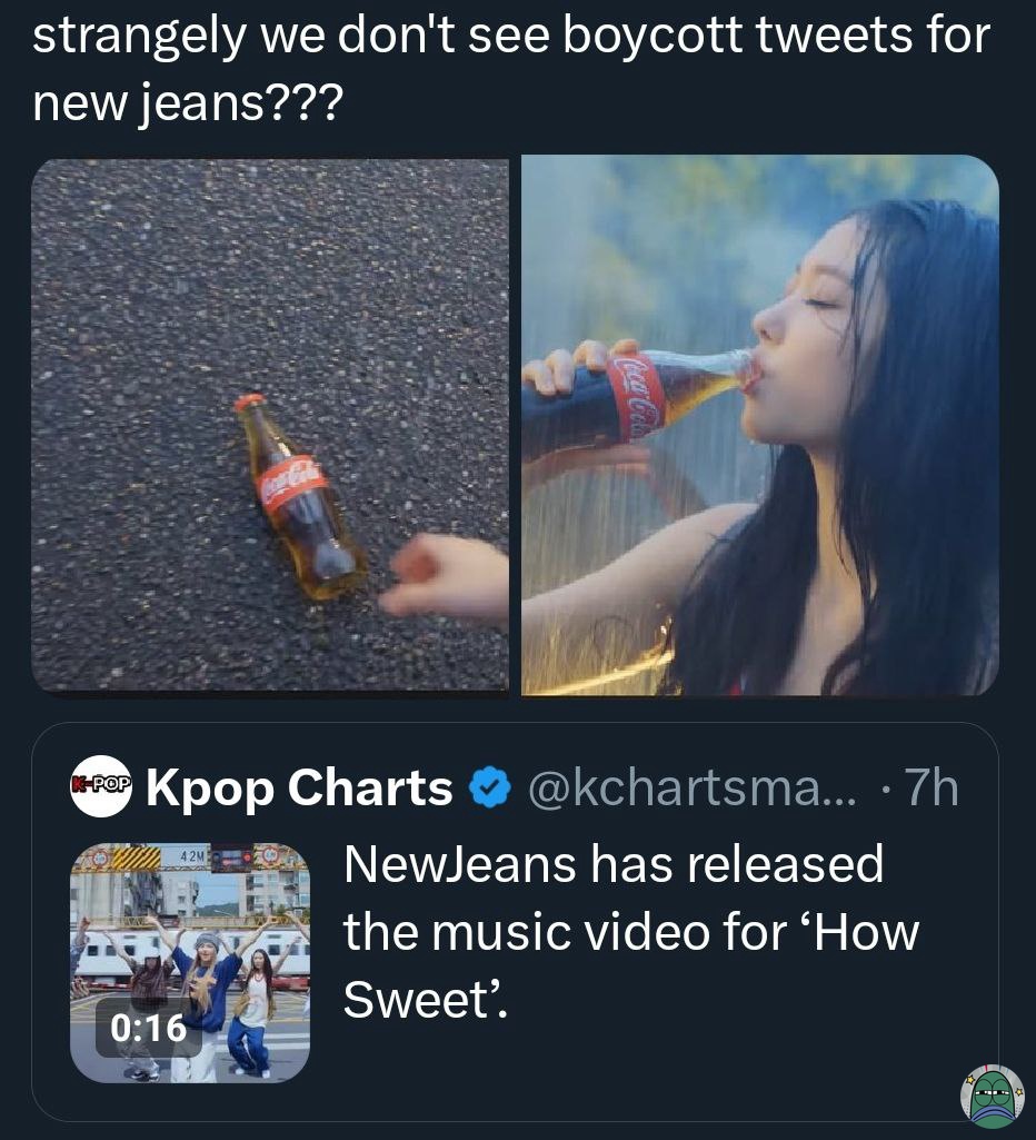 tanyarlfes's tweet image. 💚 CW // KPOP newjeans grup paling aktif promosiin brand z10nist bahkan sekarang terang²an promosiin di mv terbaru mereka tolong kalau boikot jangan pilih²