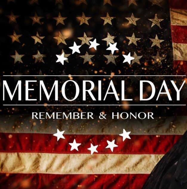 Take a moment today and remember those loved ones that gave the ultimate sacrifice for our freedom. We love all of those who protect us. #MemorialDay