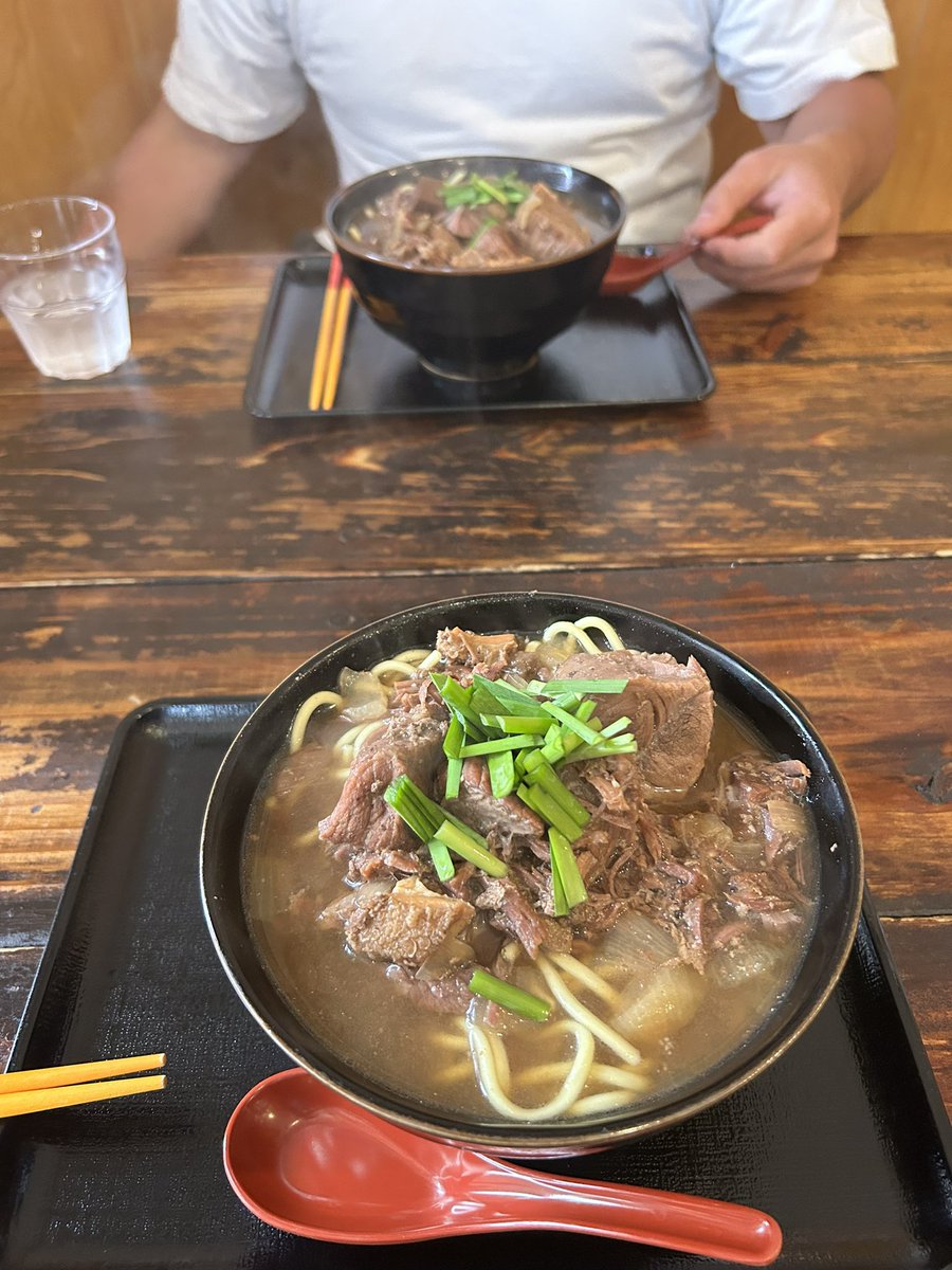 kanta_1023's tweet photo. チキン南蛮　バナナ付き
牛そば
牛汁

#沖縄ソウルフード https://t.co/MIyqAK6Iie