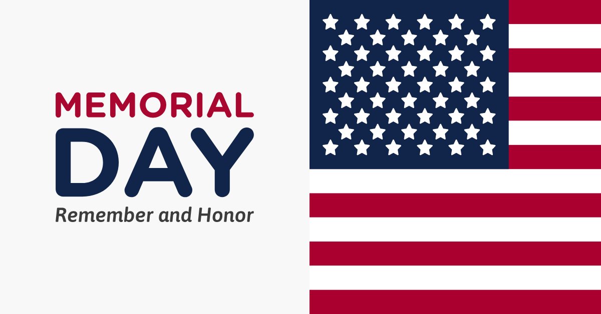 Today and every day, we honor and remember those who served.  #MemorialDay