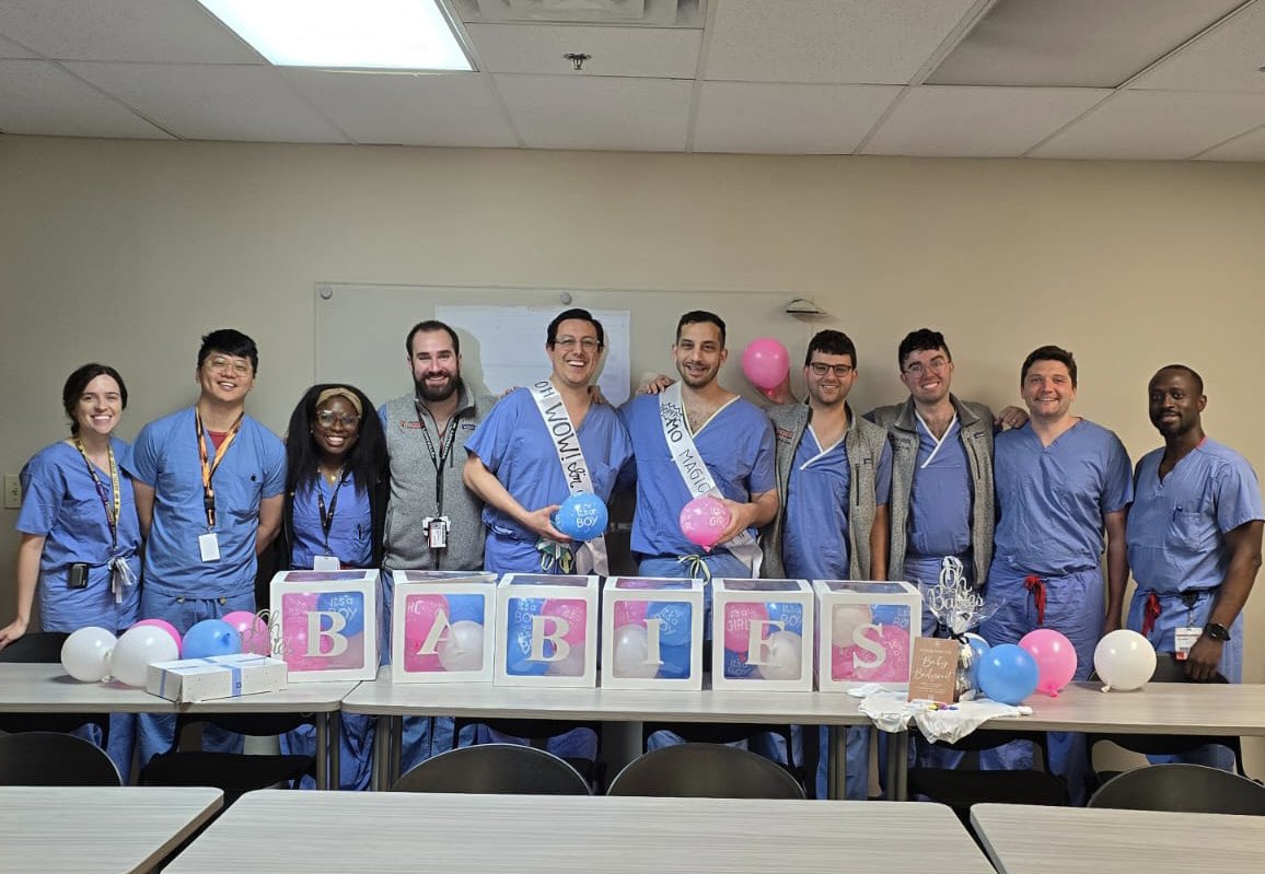 Oh WOW! Two more babies are joining our crew! Congrats to the Said’s on their beautiful baby girl, Ameera. Now, we anxiously await the arrival of baby boy Carreno #urobabies #futureuroresidents #uoflurology 💙👶🏻👶🏻🎀