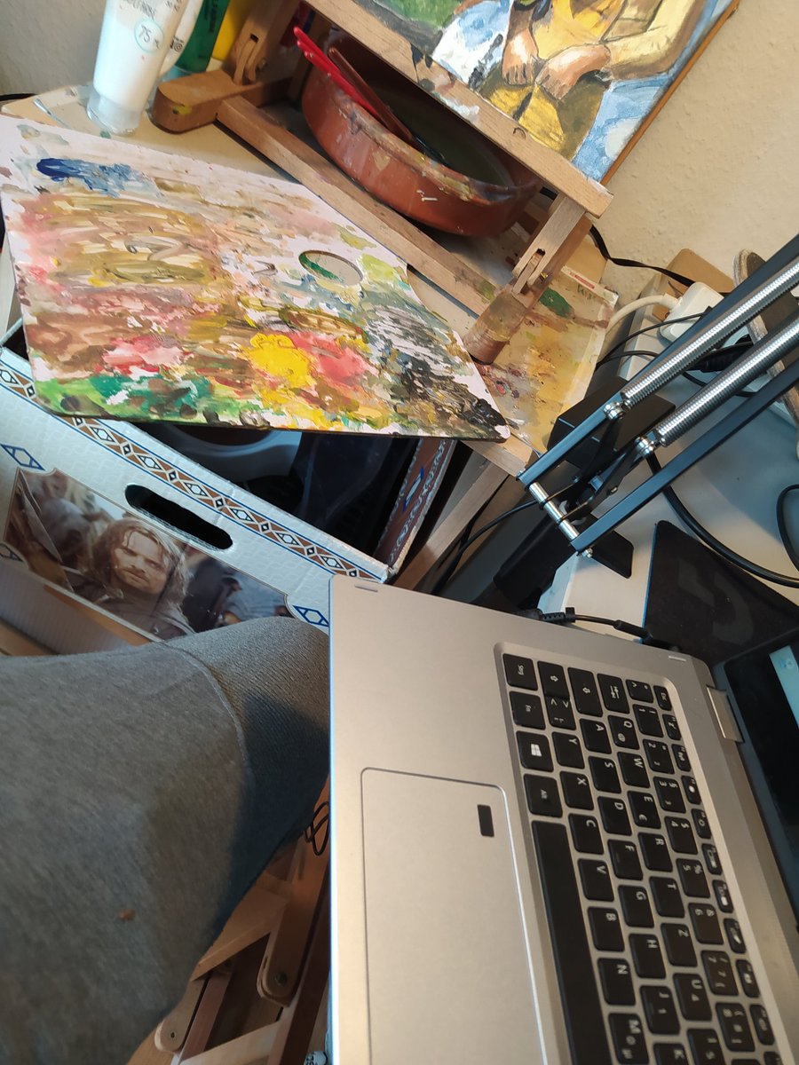 pleeserwind's tweet photo. Painting Session 🎨🖌️#acryl #hustle #struggle #overwork https://t.co/Np2aw7MsfU