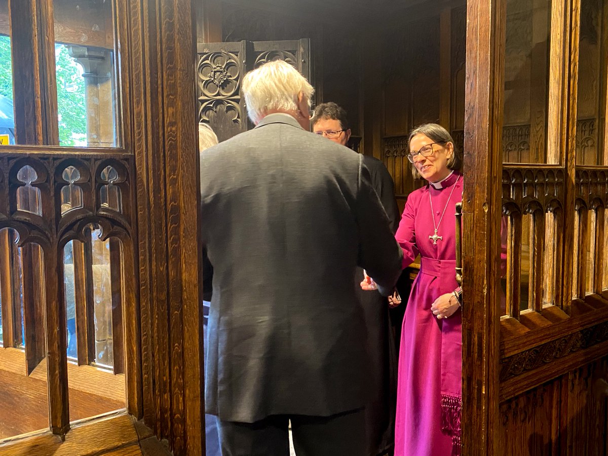 The Dean of Newcastle & @BishopNewcastle were delighted to welcome The Duke and Duchess of Gloucester to @nclcathedral earlier this week where they visited @OswinProjects Cafe 16 to hear about the Lantern Initiative & enjoyed music from @NclCathMusic & more.