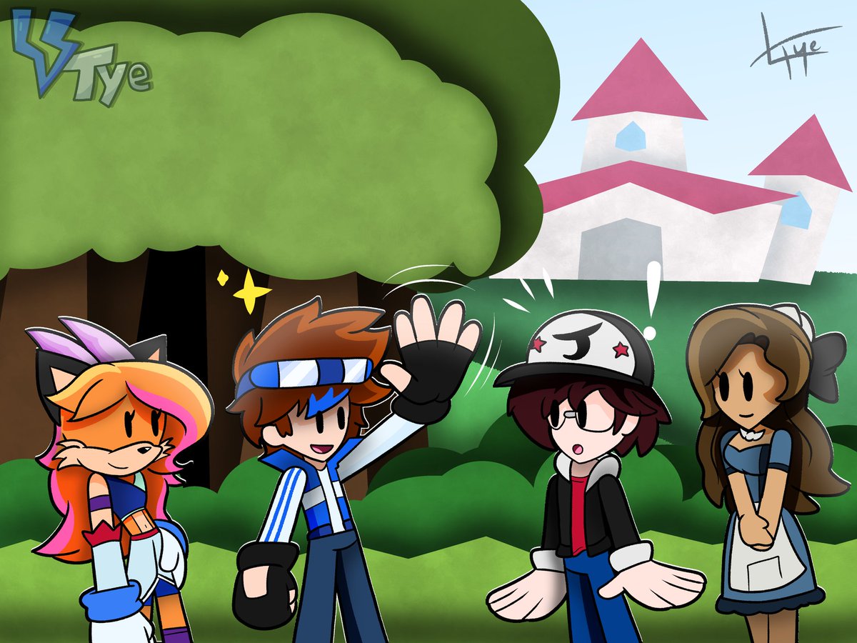 Got inspired by @Productions2376 to do something paper Mario related since the thousand year door arrived on switch yesterday, I even added two others to this piece, @DoJayMi and @MikotoNui just to make it special #art #digitalart #artwork #NuiFanart #DrawJayMe #papermario