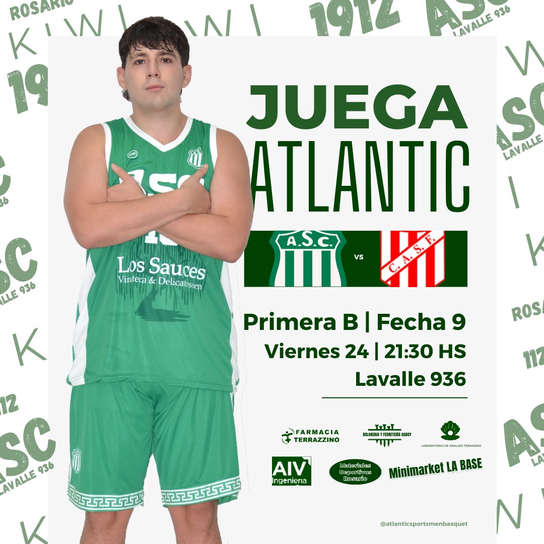 #PrimeraB | ¡Juega el Kiwi! 🥝😉

🕤 21:30hs
🆚️ @sportivofederal
📍 Lavalle 936

#VamosVerde💚