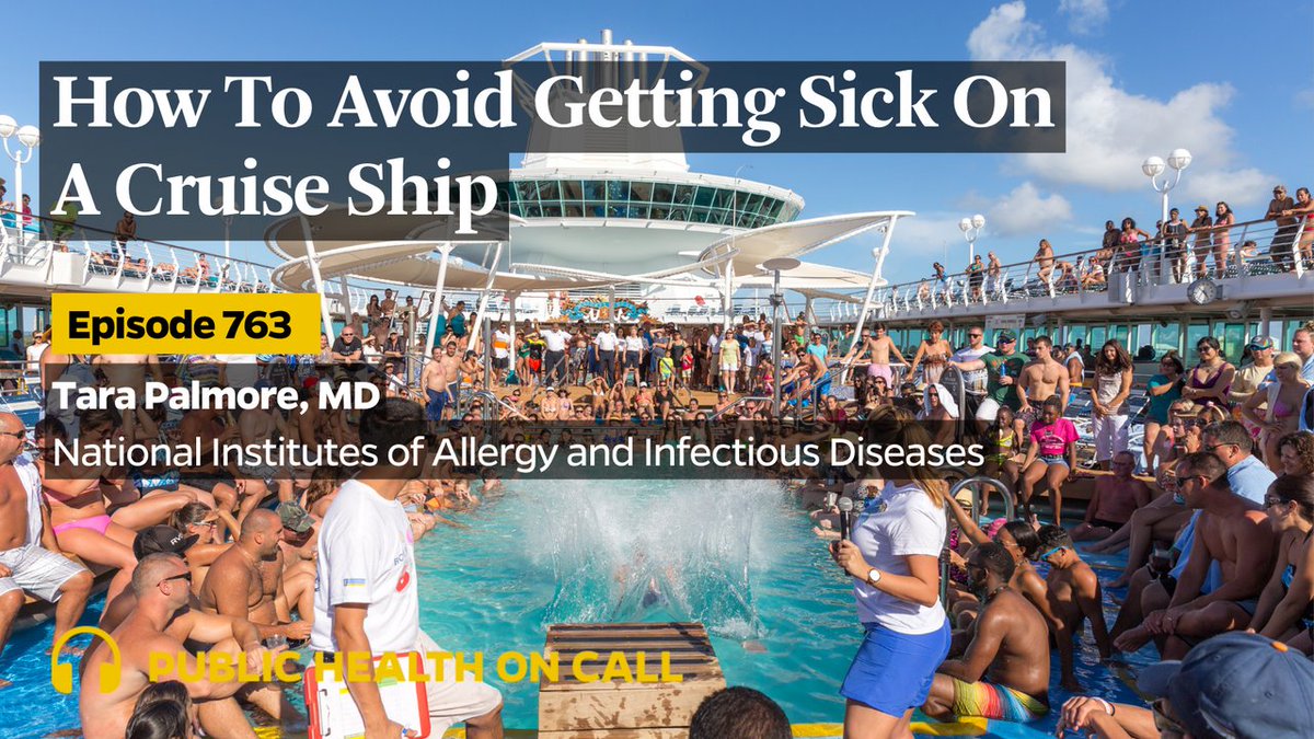 Norovirus, foodborne illnesses, COVID and more. Today, @TaraPalmore talks to @DrJoshS about how these common cruise ship culprits spread, and how people can think about safety from initial booking to final disembarking—and ports of call in between. 🚢 sites.libsyn.com/251651/763-how…