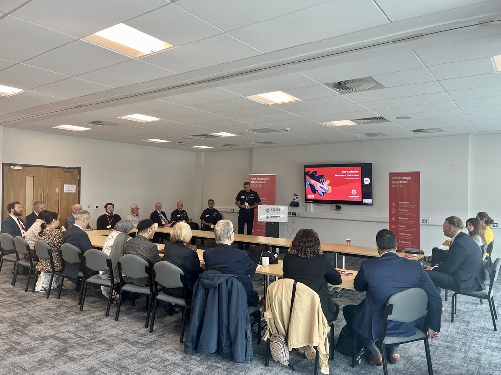 This morning our new Fire Authority Members learnt more about our Service and how we keep our communities safe 🚒 We had some great engagement from Members, and we're excited for their support this year.